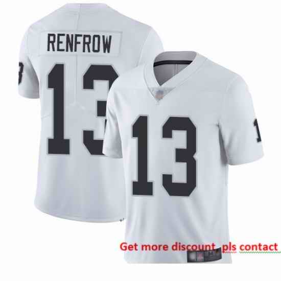 Raiders 13 Hunter Renfrow White Men Stitched Football Vapor Untouchable Limited Jersey